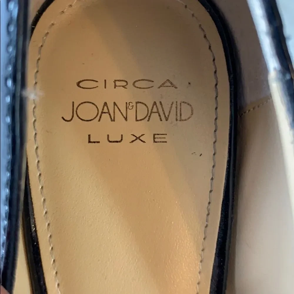Circa Joan & David Luxe Black‎ Patent Platforms